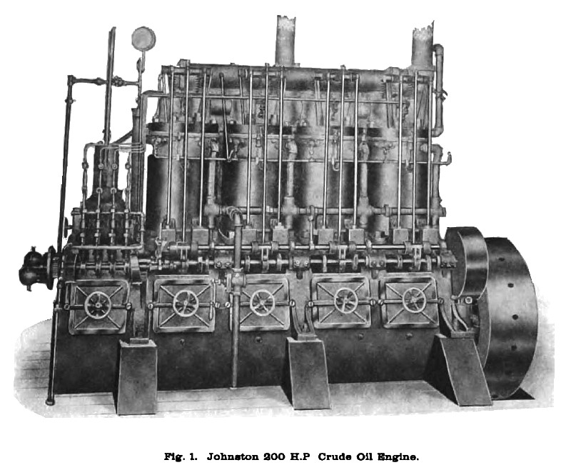 Johnston Oil Engine Co. 1907 ArticleJohnston Oil Engine Co., 200 HP