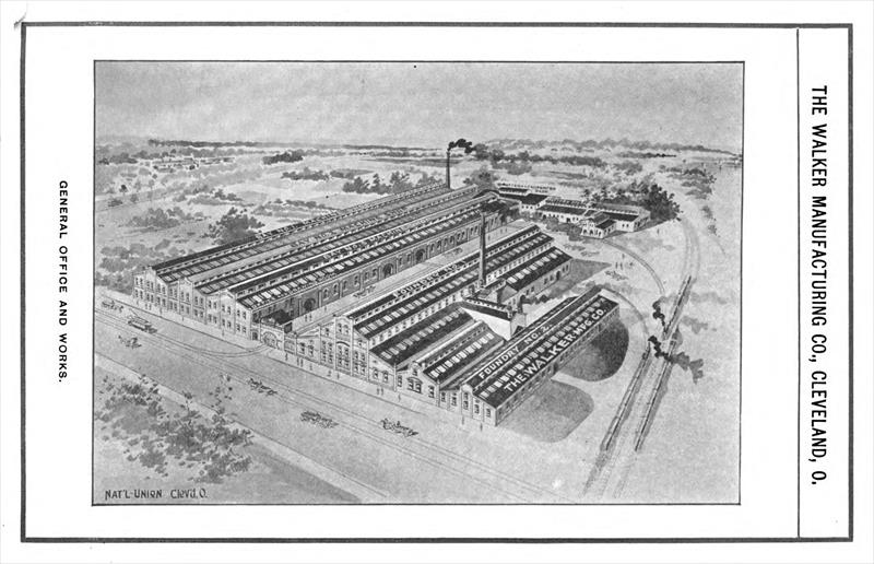 Walker Manufacturing Co. 1893 Plant Aerial View