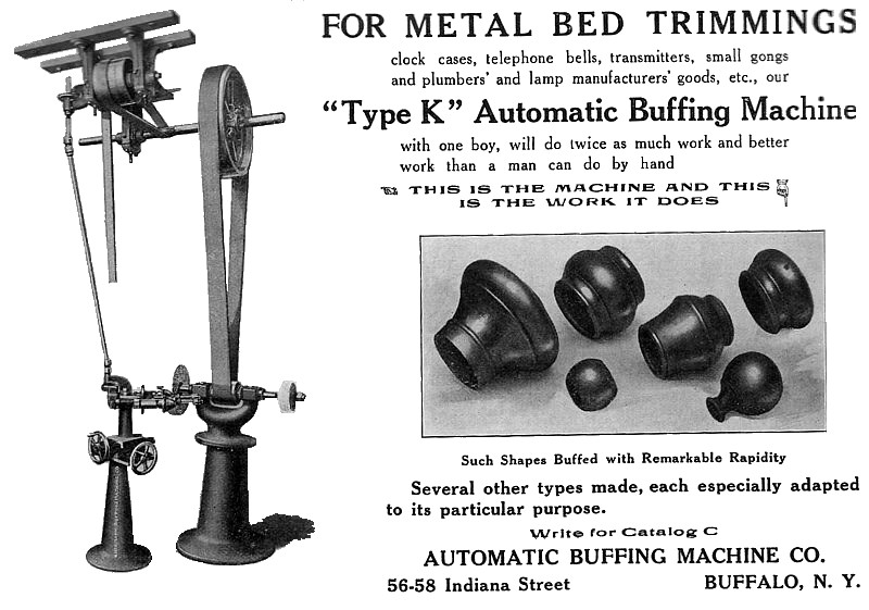 Automatic Buffing Machine Co. 1907 AdAutomatic Buffing Machine Co