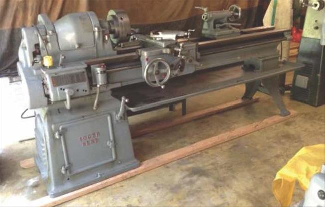 clausing 8520 mill - orig. motor drive and vise - maine