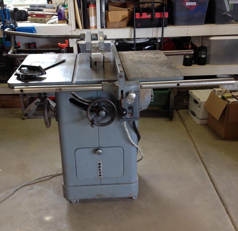 Restored Delta Table Saw, needs motor repair/repla US 500.00 (Pagosa