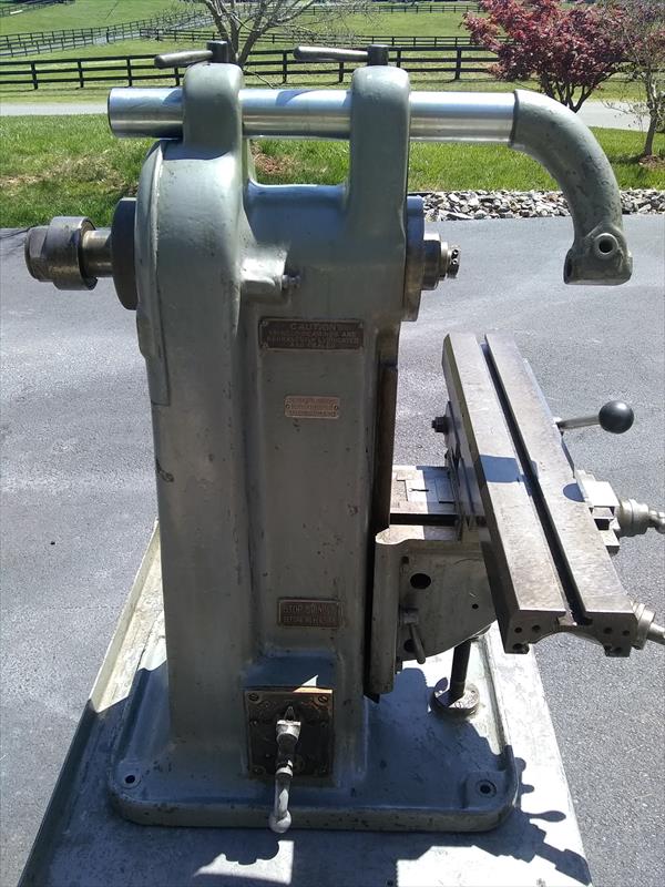 Pratt & Whitney Bench Milling M1803 Serial 209 US 600.00