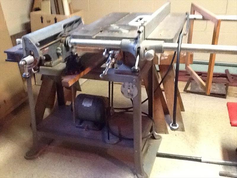 1 hp Table Saw with Jointer/Planer US 200.00 (Brook Park, Ohio