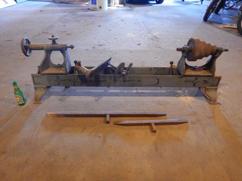 Antique Flatbelt Lathe US 175.00 (frostburg, md)