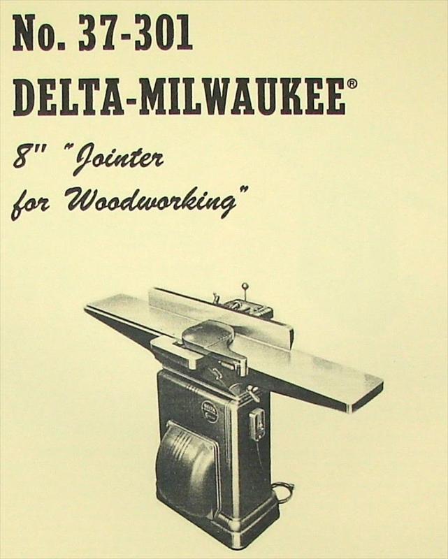 Delta Milwaukee / Crescent 8" Jointer and Cast Iro US 375.00