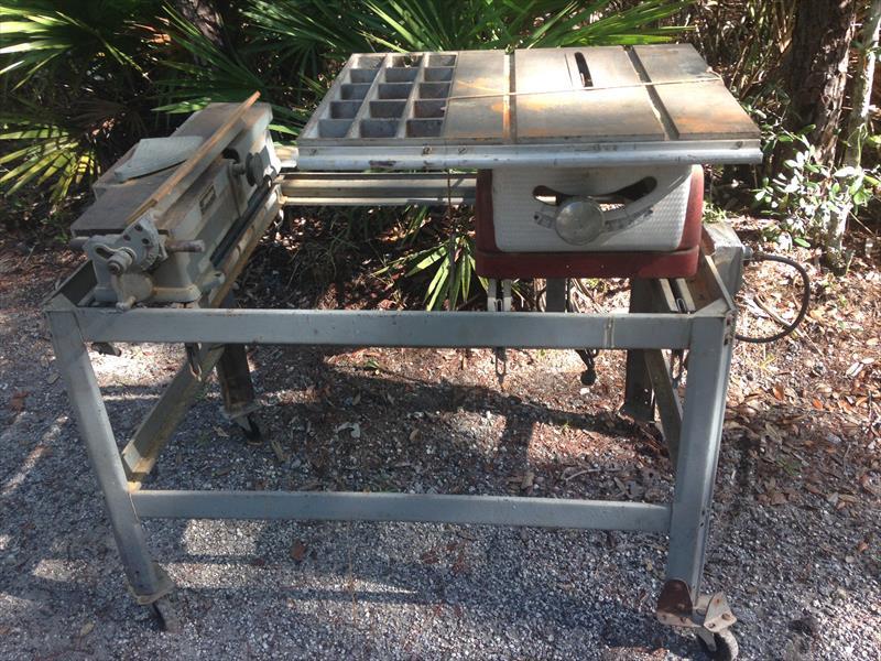 Vintage 60s Craftsman Table Saw And Planar Us 15000 Orlando