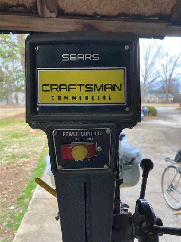 Sears Craftsman Commercial Drill Press 113.24611 US 499.00 (Central