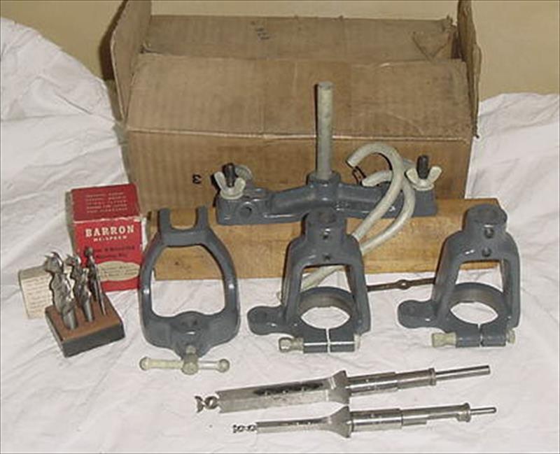 Drill press mortise jig & bits detla rockwell US 125.00
