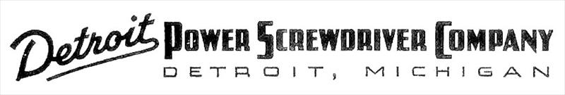 Detroit Power Screwdriver Logo