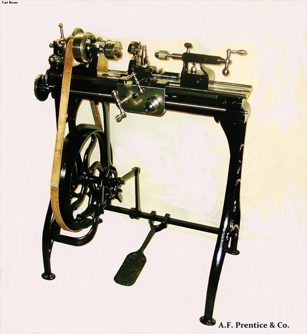 Foot-Powered Metal Lathe